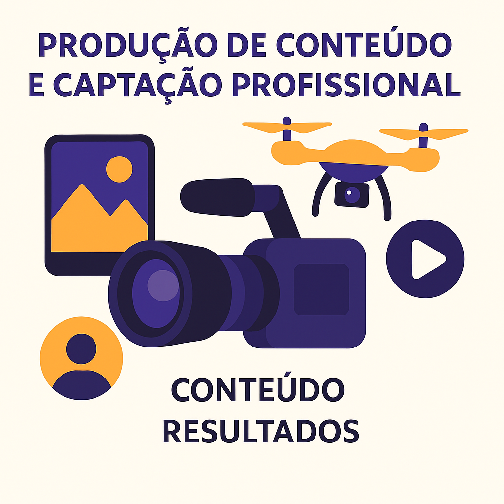 Produção de Conteúdo e Captação Profissional